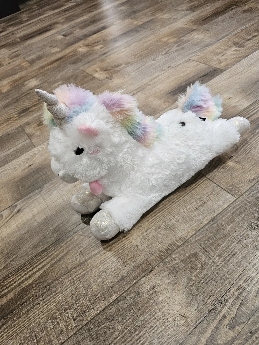 FAO Schwarz Unicorn Plush Pastel Soft Toy 14 Inch